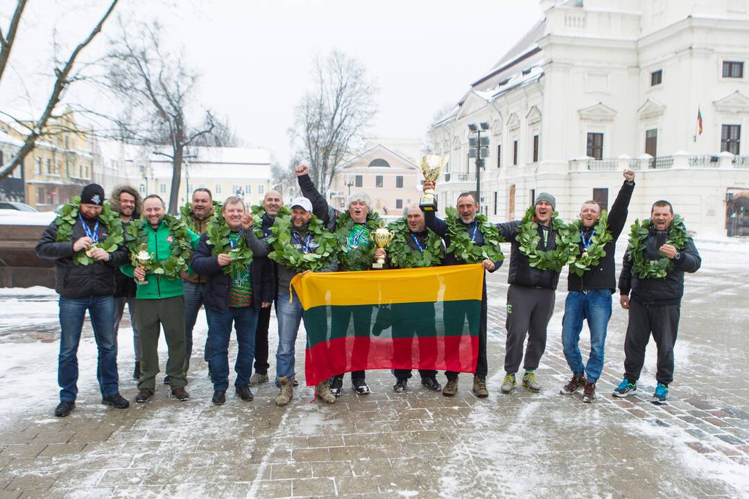 Poledinės žūklės čempionų sutikimas Kaune