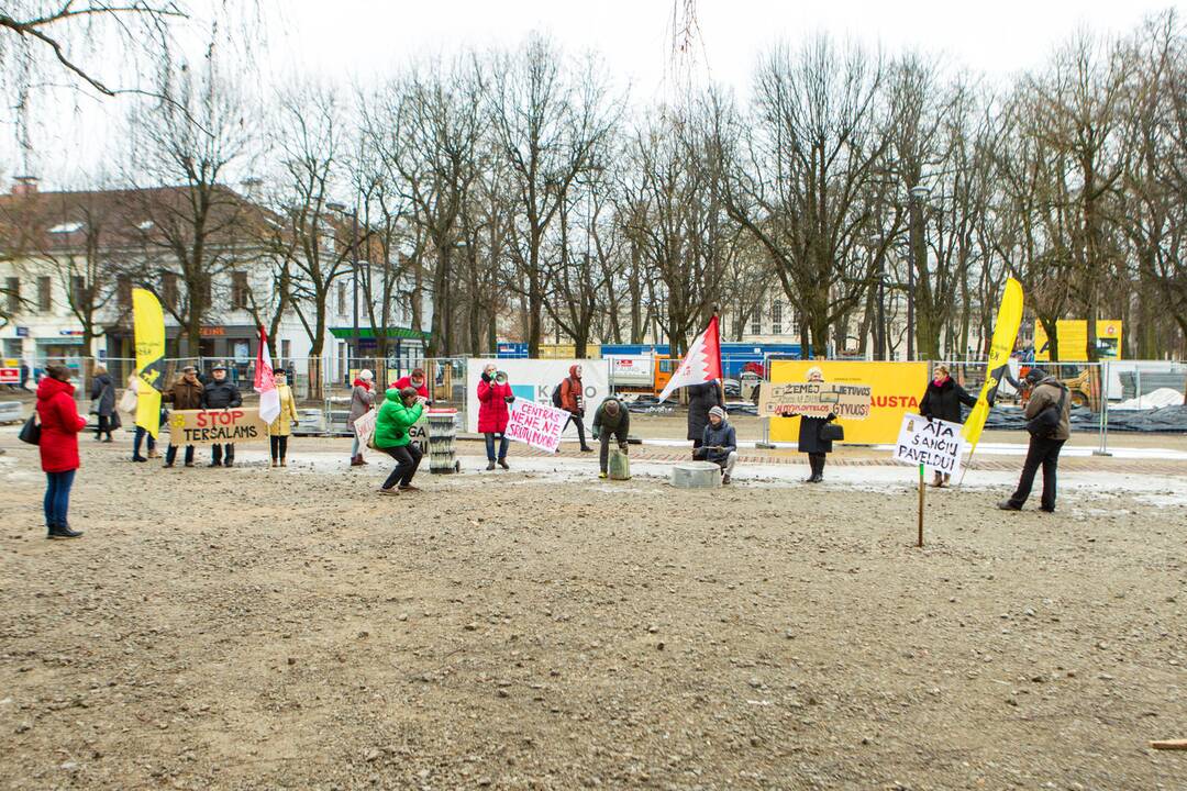 Šančių protestas dėl automobilių plovyklos