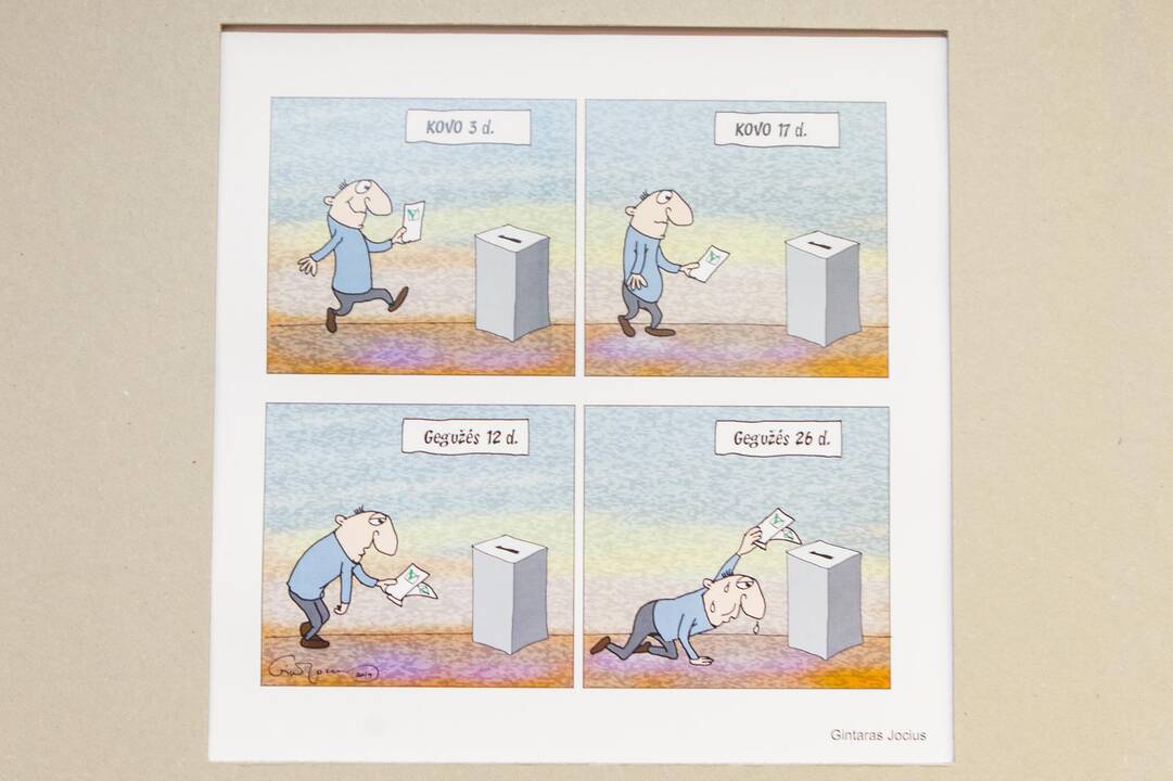 51-oji Lietuvos karikatūrų paroda „Rinkis čia“
