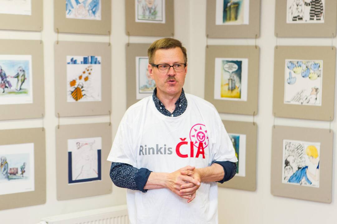 51-oji Lietuvos karikatūrų paroda „Rinkis čia“