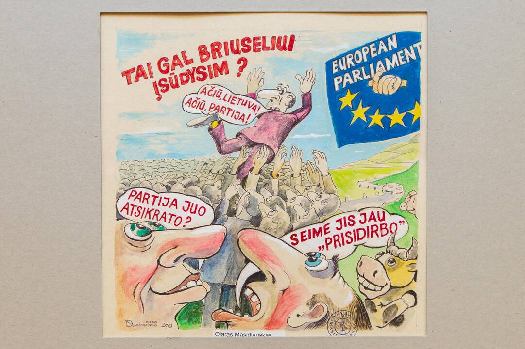 51-oji Lietuvos karikatūrų paroda „Rinkis čia“