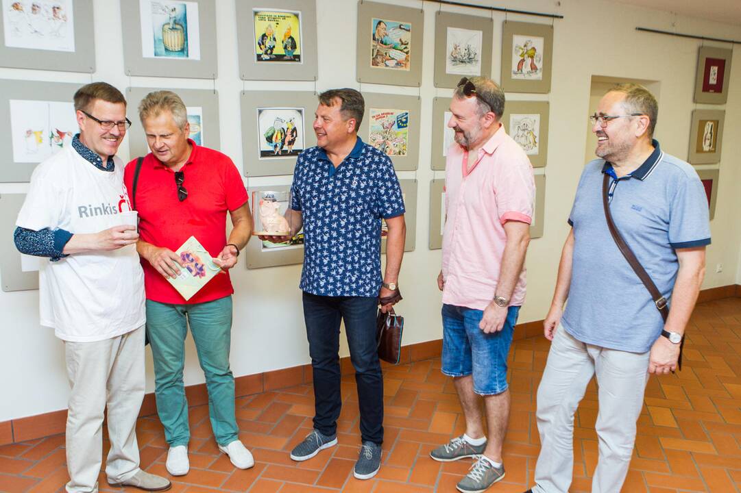 51-oji Lietuvos karikatūrų paroda „Rinkis čia“