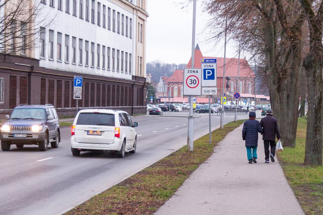 A. Jakšto gatvės eismo problemos