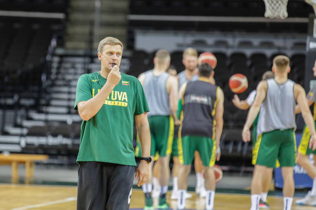 Atvira Lietuvos vyrų krepšinio rinktinės treniruotė