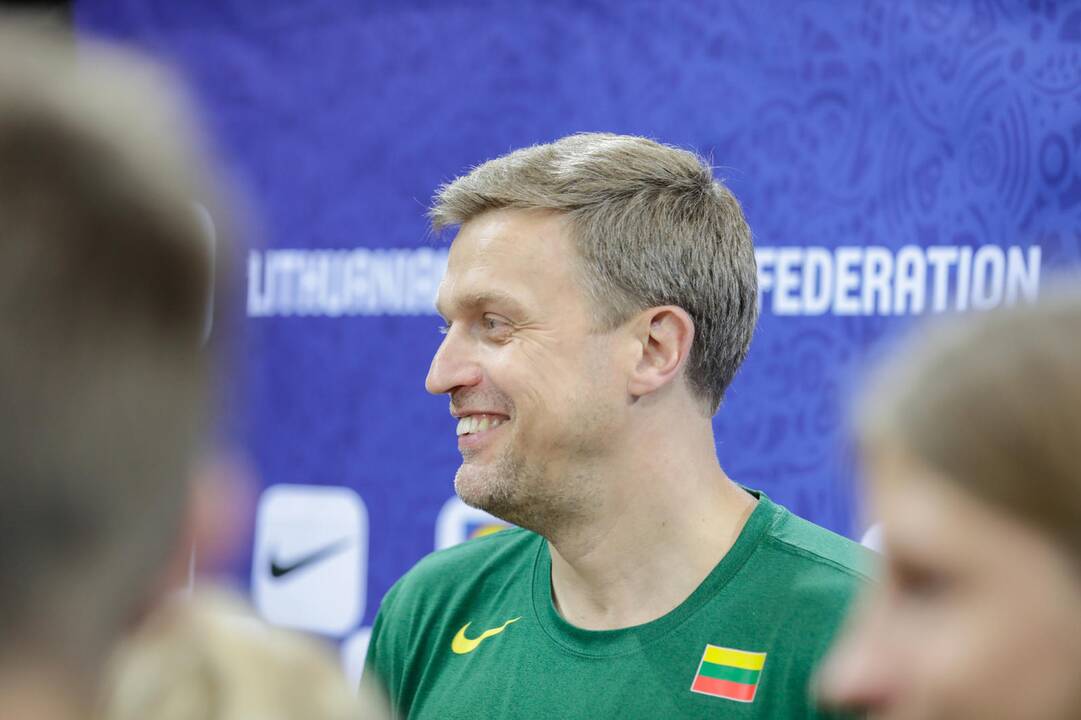 Atvira Lietuvos vyrų krepšinio rinktinės treniruotė