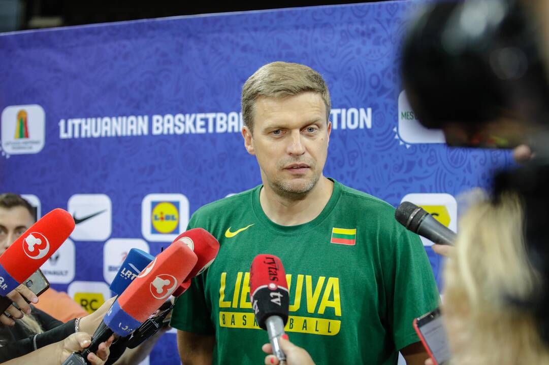 Atvira Lietuvos vyrų krepšinio rinktinės treniruotė