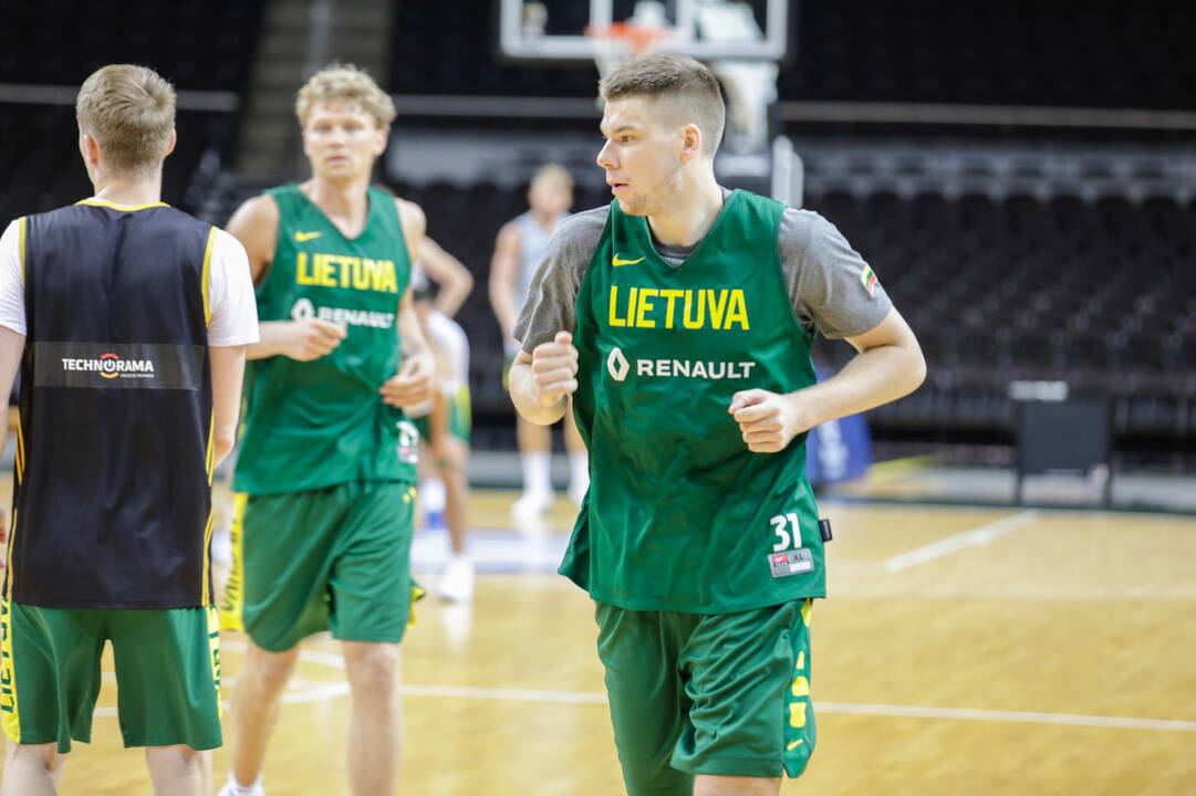 Atvira Lietuvos vyrų krepšinio rinktinės treniruotė