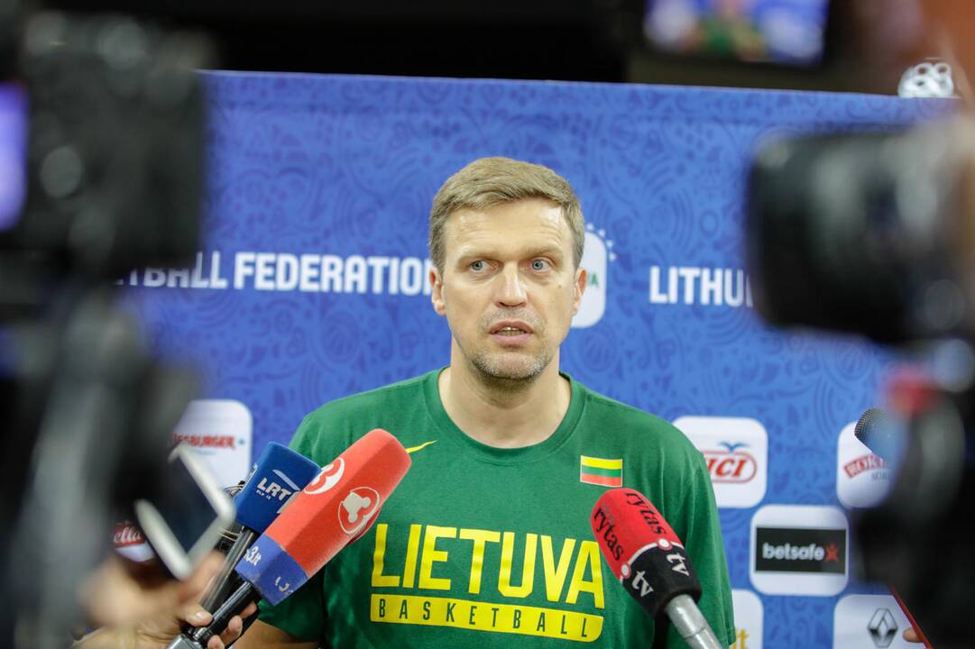 Atvira Lietuvos vyrų krepšinio rinktinės treniruotė