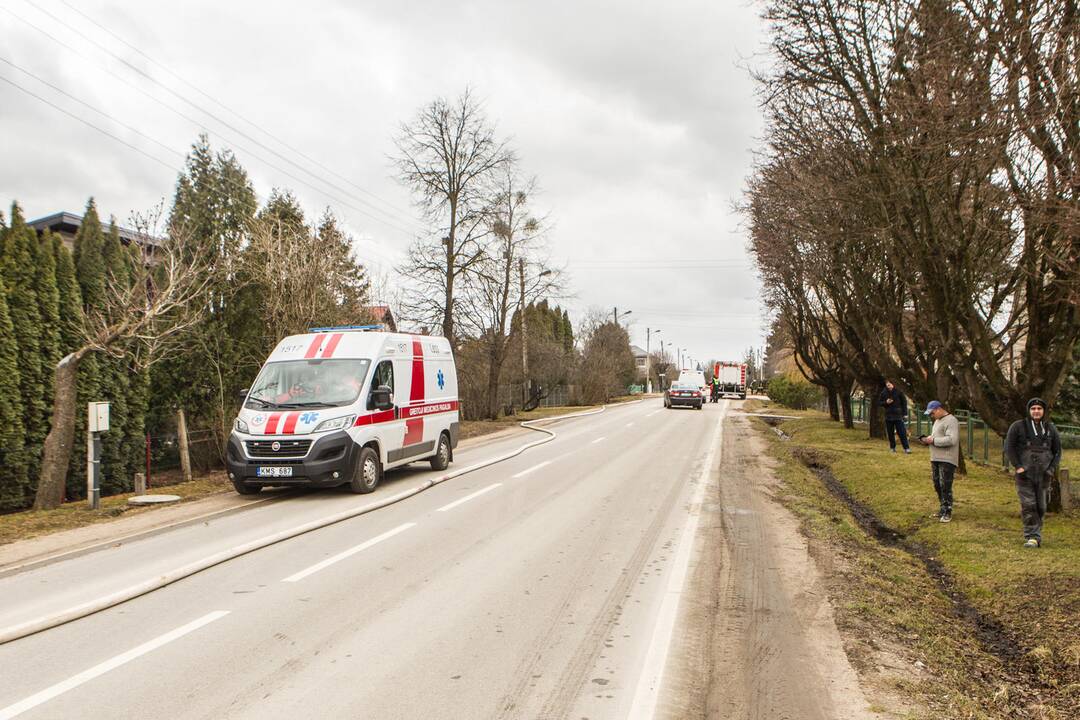 Didžiulis gaisras Aleksote, Juodelynės gatvėje
