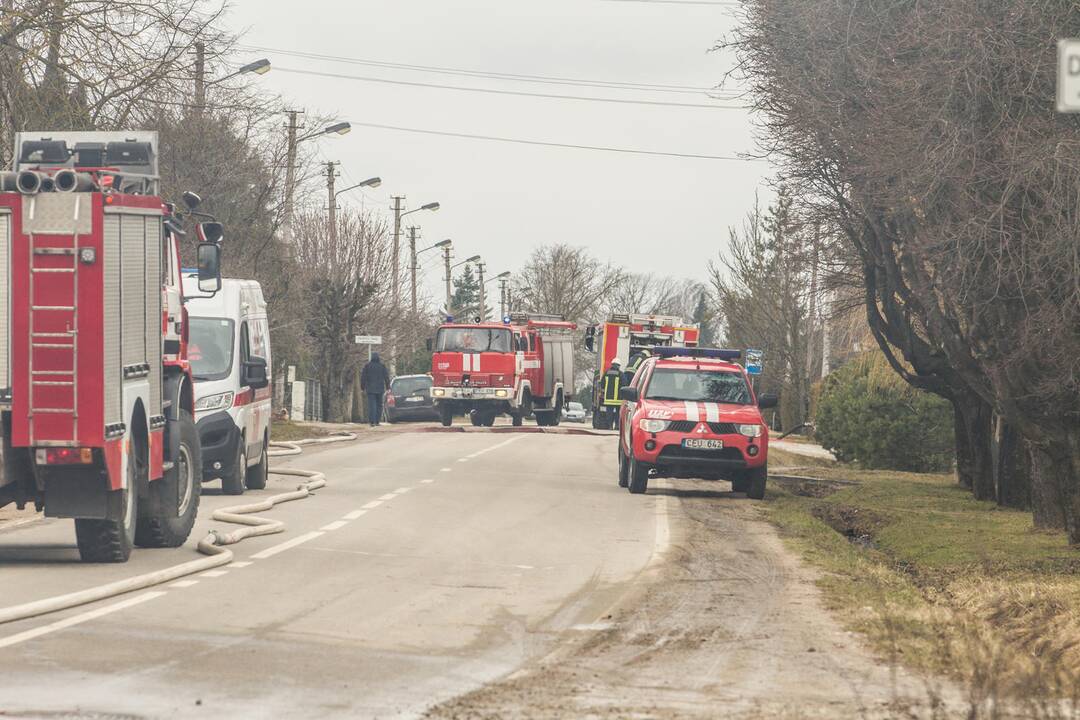 Didžiulis gaisras Aleksote, Juodelynės gatvėje
