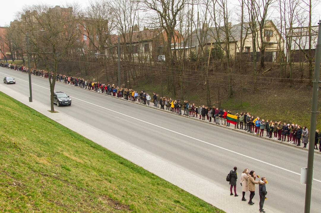 „Tautiška giesmė“ nuo Kauno kalvų