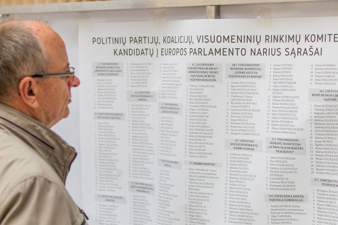 Išankstinis balsavimas prezidento ir EP rinkimuose