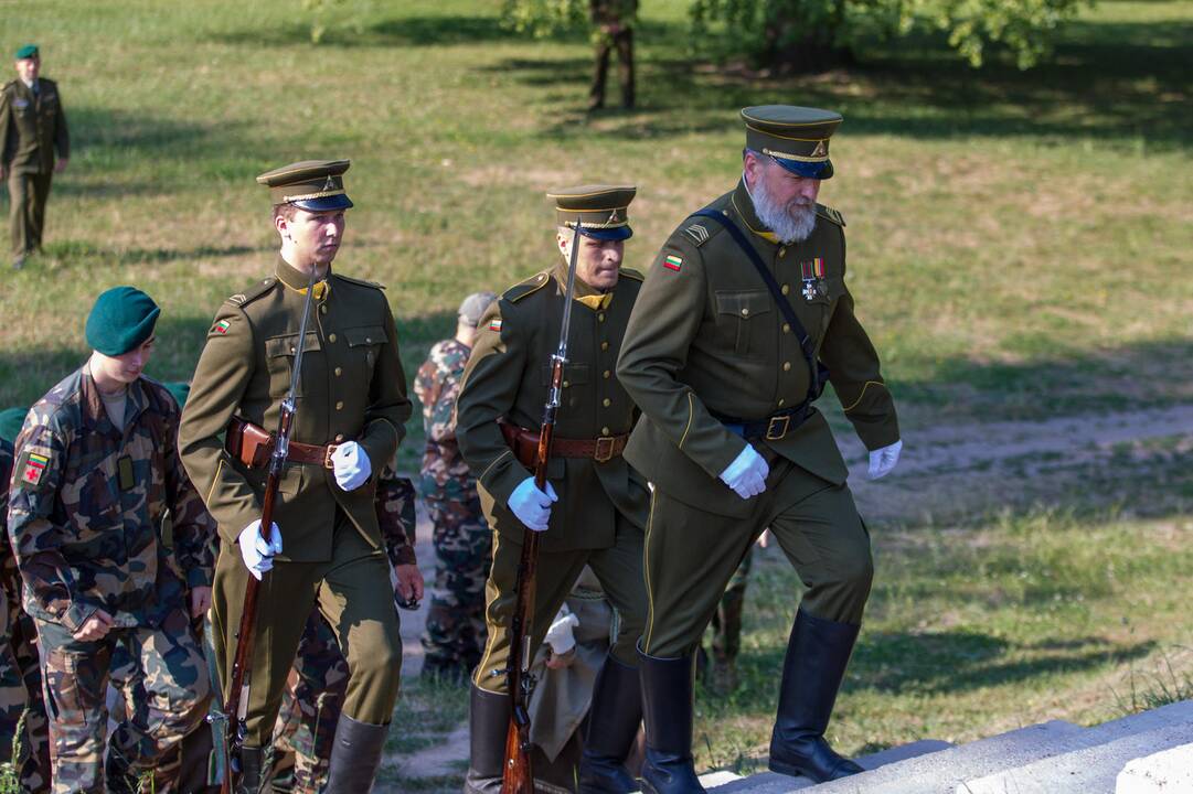 Iškelta Lietuvos šaulių sąjungos vėliava