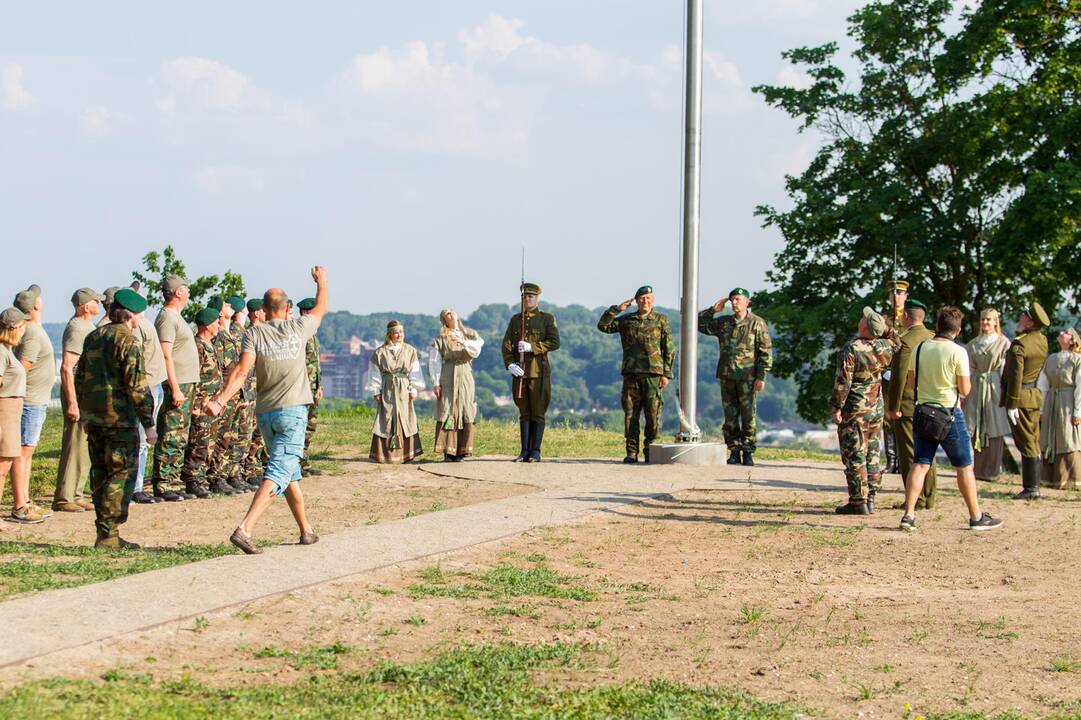 Iškelta Lietuvos šaulių sąjungos vėliava