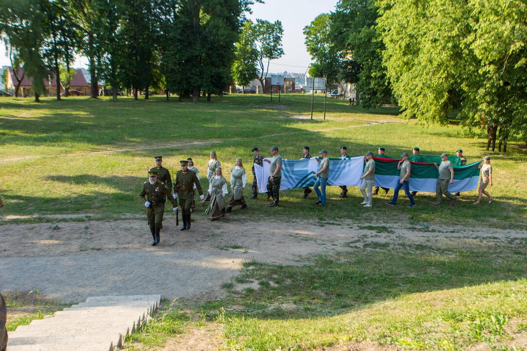 Iškelta Lietuvos šaulių sąjungos vėliava