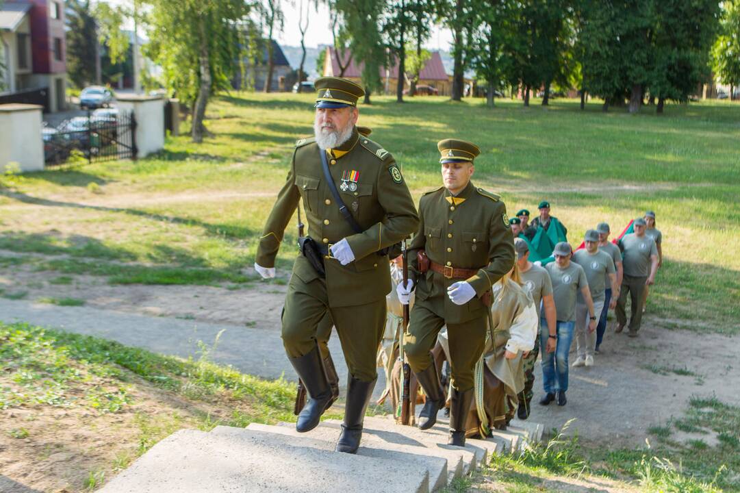 Iškelta Lietuvos šaulių sąjungos vėliava