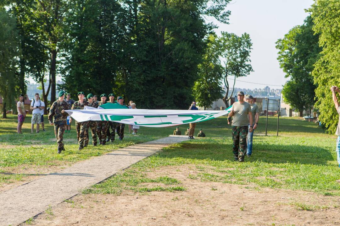 Iškelta Lietuvos šaulių sąjungos vėliava