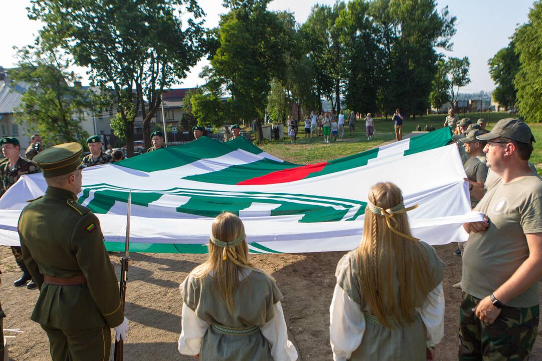 Iškelta Lietuvos šaulių sąjungos vėliava