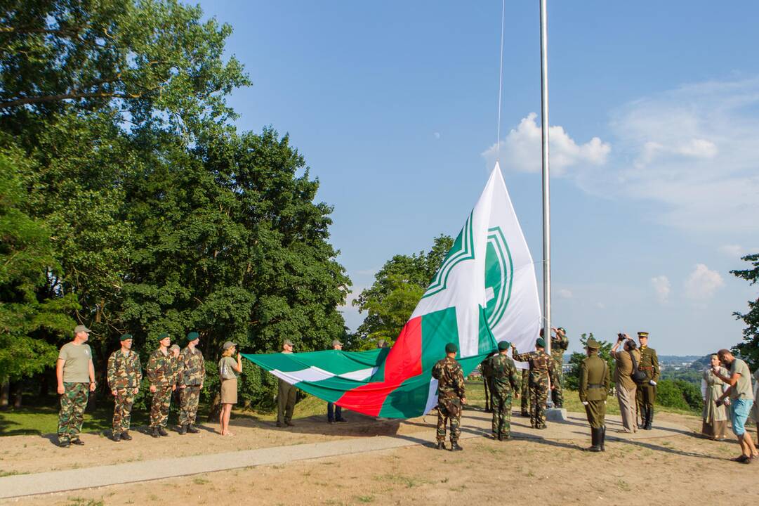 Iškelta Lietuvos šaulių sąjungos vėliava