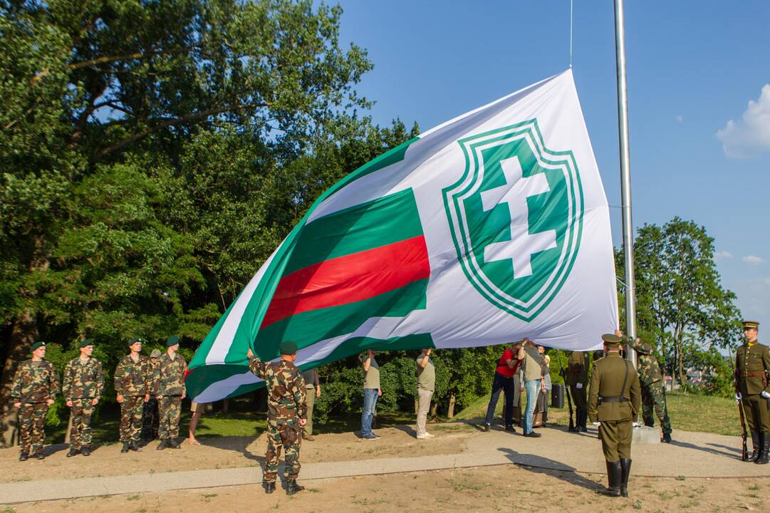 Iškelta Lietuvos šaulių sąjungos vėliava