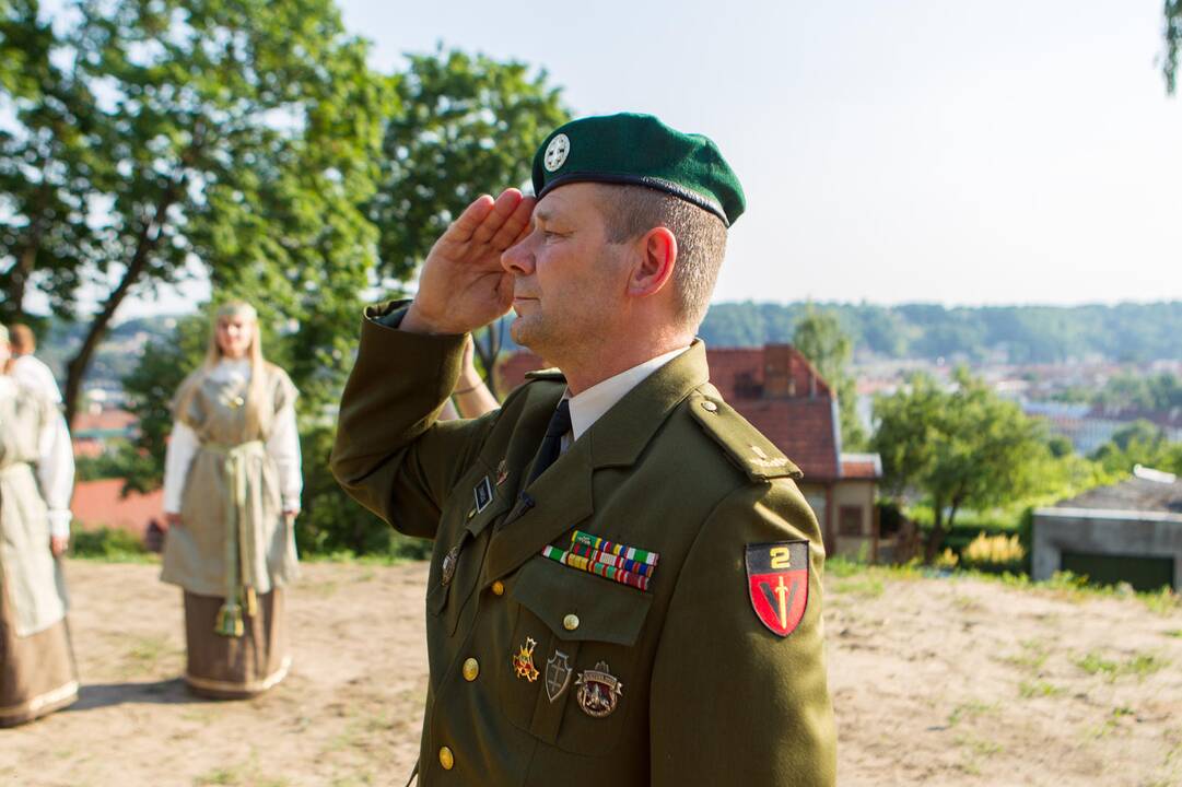 Iškelta Lietuvos šaulių sąjungos vėliava