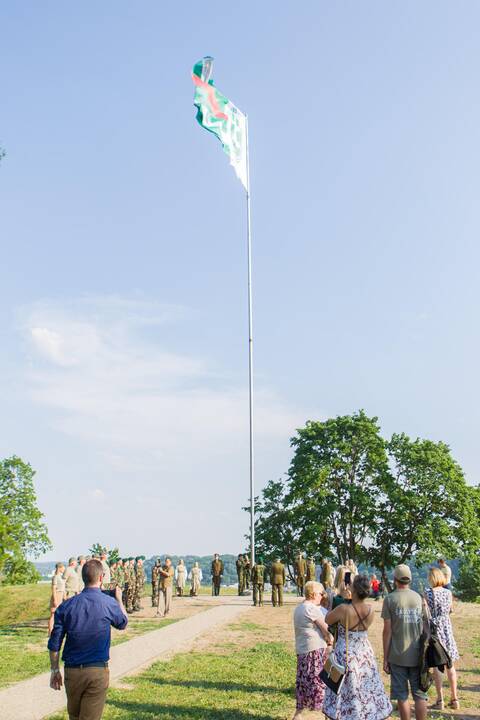 Iškelta Lietuvos šaulių sąjungos vėliava