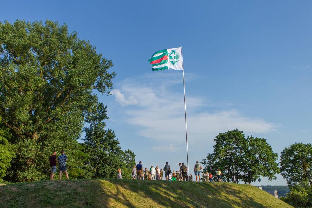 Iškelta Lietuvos šaulių sąjungos vėliava