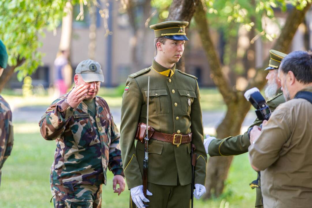 Iškelta Lietuvos šaulių sąjungos vėliava