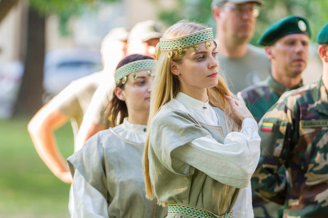 Iškelta Lietuvos šaulių sąjungos vėliava