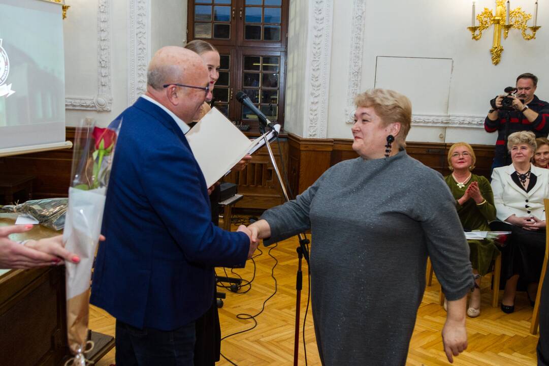 Rotušėje – iškilmingas greitosios medicinos pagalbos stoties darbuotojų pagerbimas