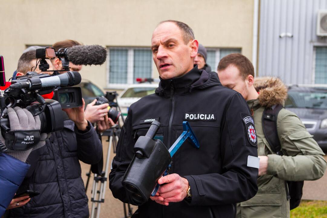 Kauno policija pristatė trikojų rezultatus