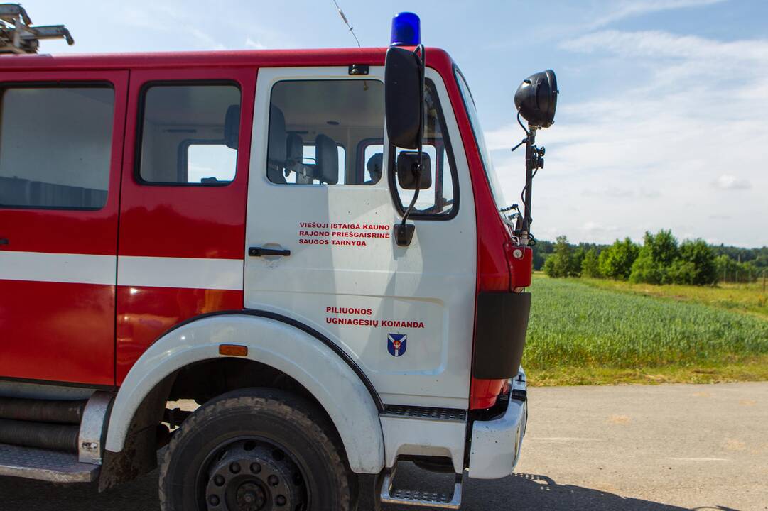Kauno rajone degė mėsos perdirbimo įmonė