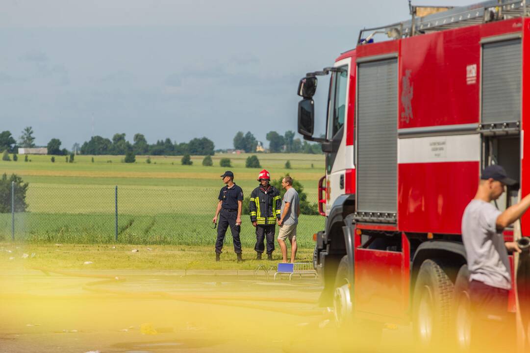 Kauno rajone degė mėsos perdirbimo įmonė