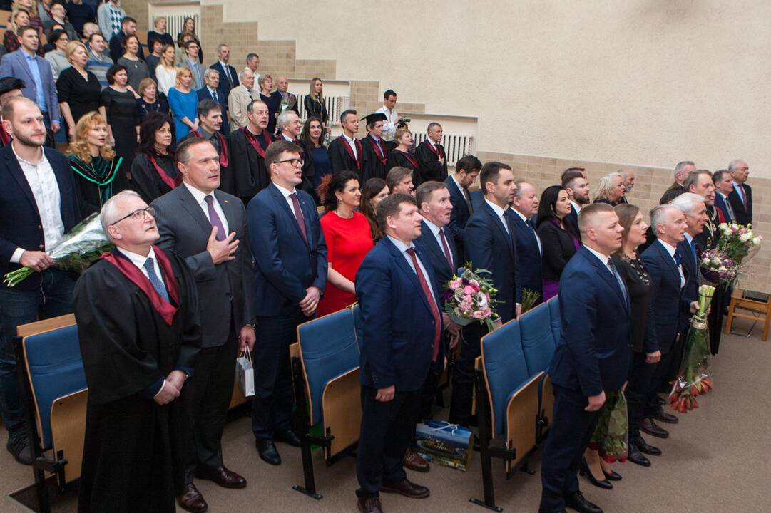 Lietuvos sporto universiteto rektorės inauguracija