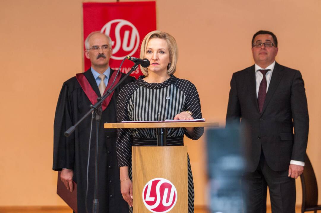 Lietuvos sporto universiteto rektorės inauguracija