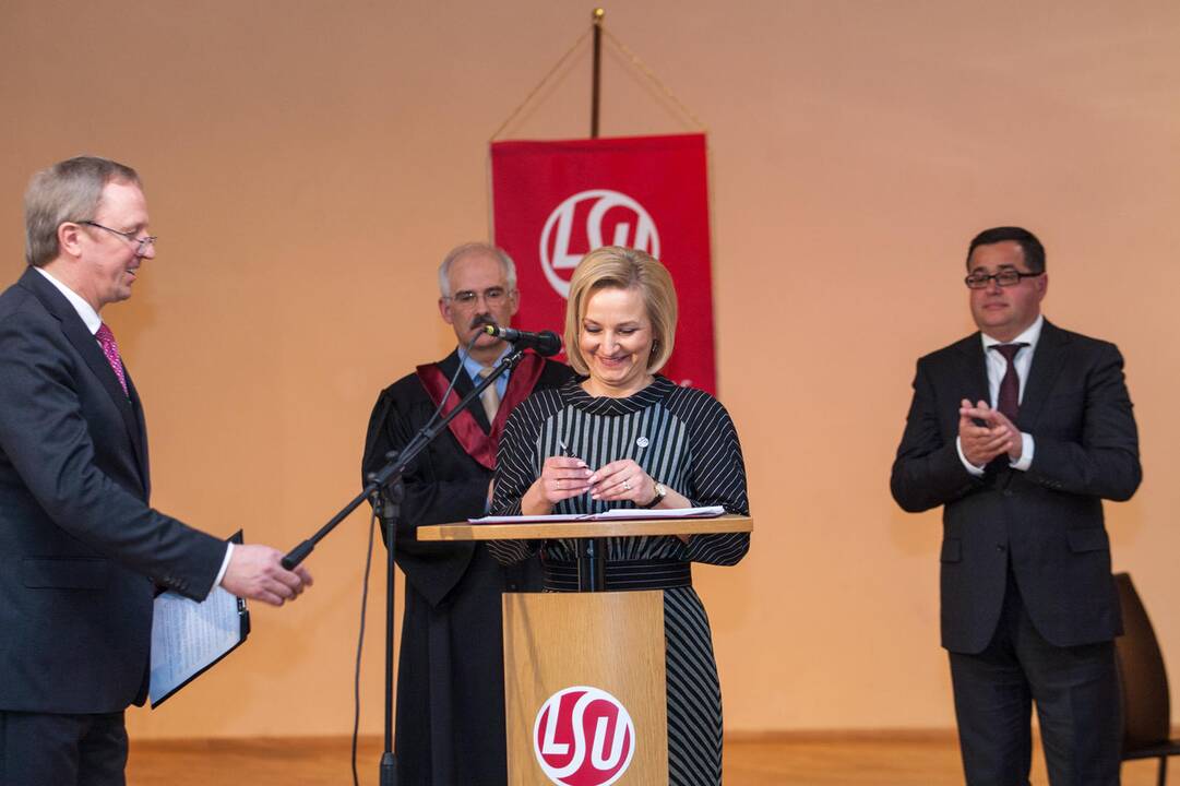 Lietuvos sporto universiteto rektorės inauguracija