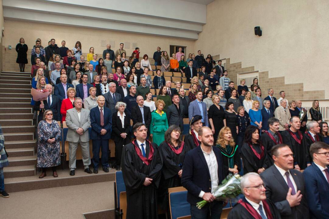 Lietuvos sporto universiteto rektorės inauguracija