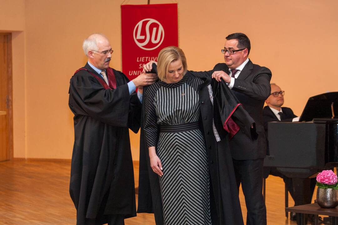 Lietuvos sporto universiteto rektorės inauguracija
