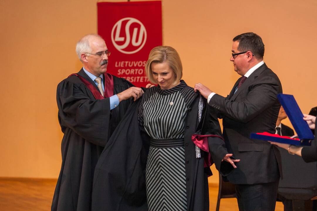 Lietuvos sporto universiteto rektorės inauguracija