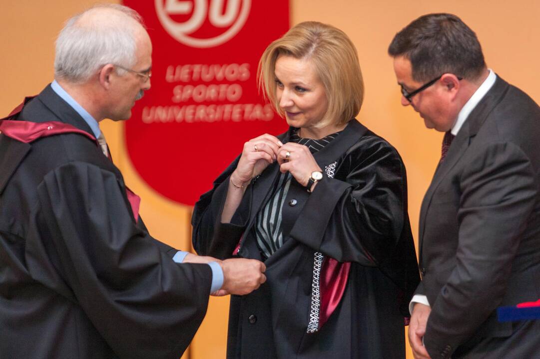Lietuvos sporto universiteto rektorės inauguracija