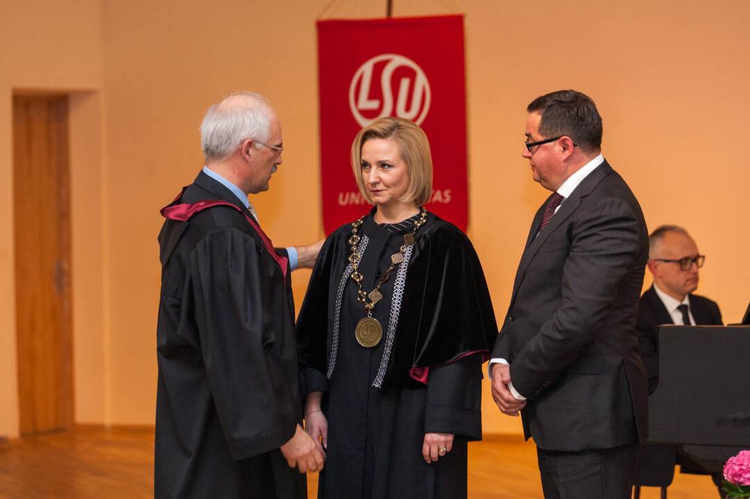 Lietuvos sporto universiteto rektorės inauguracija