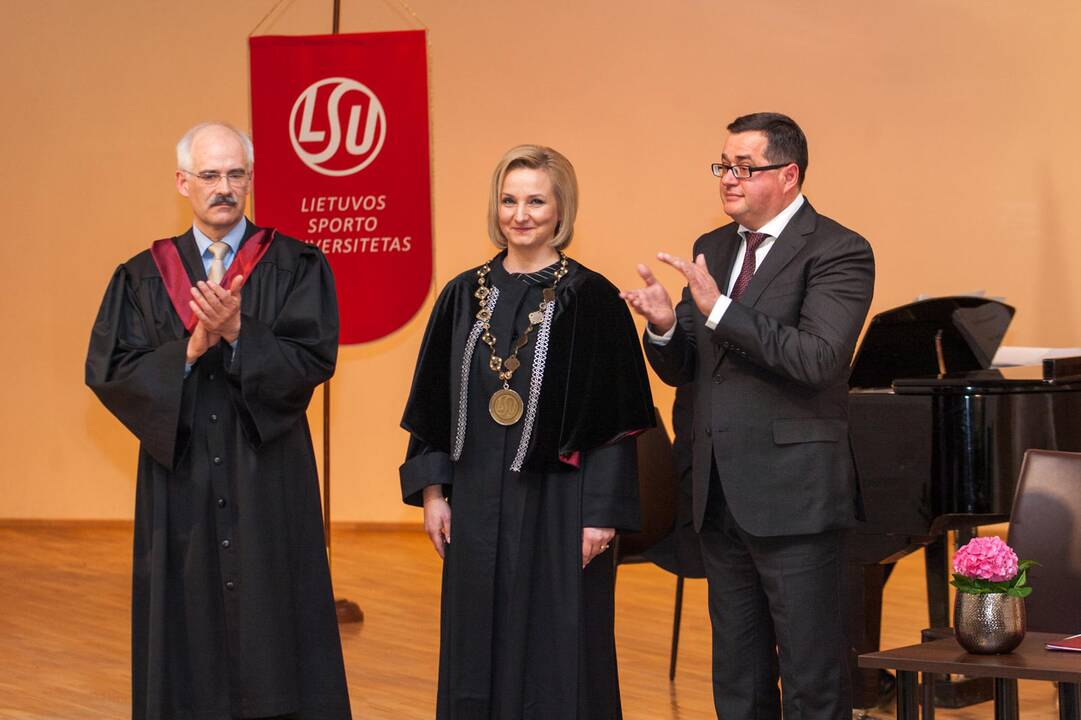 Lietuvos sporto universiteto rektorės inauguracija