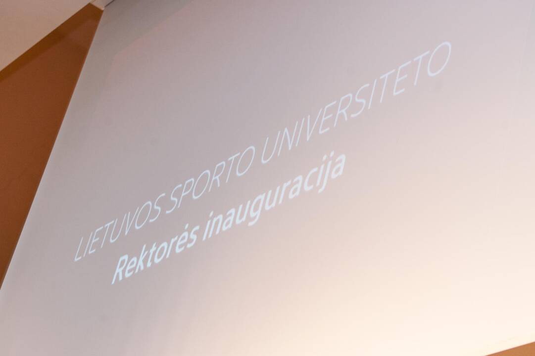 Lietuvos sporto universiteto rektorės inauguracija