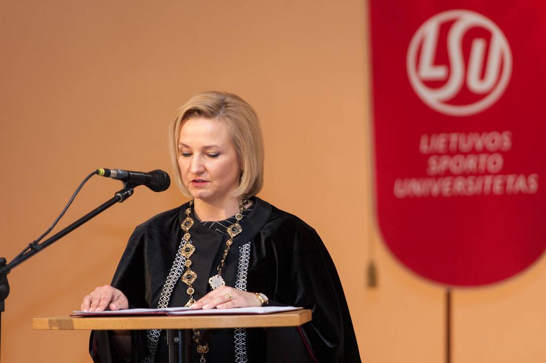 Lietuvos sporto universiteto rektorės inauguracija