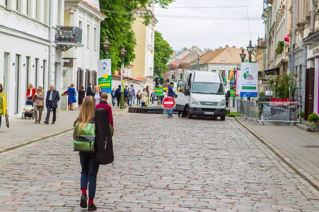 Pasiruošimas Kauno gimtadienio šventei eina į pabaigą