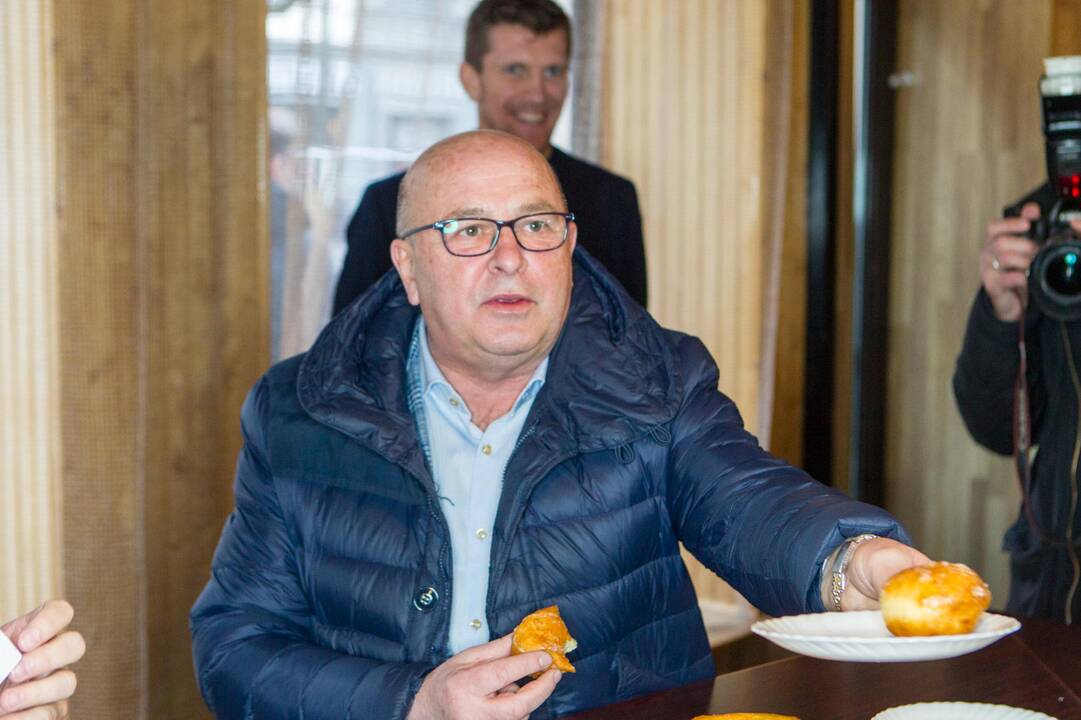 Premjeras S. Skvernelis ir V. Matijošaitis lankėsi spurginėje