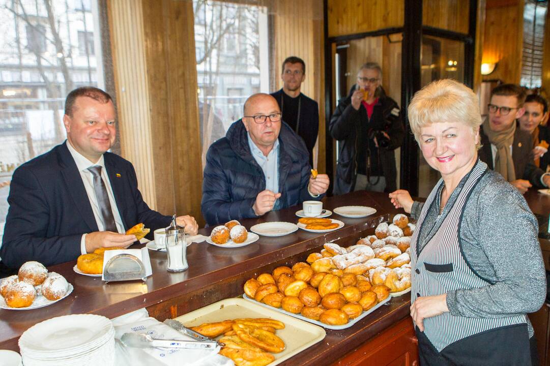 Premjeras S. Skvernelis ir V. Matijošaitis lankėsi spurginėje