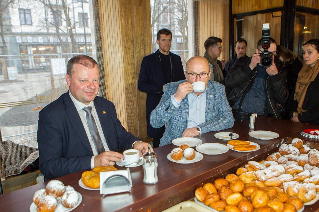 Premjeras S. Skvernelis ir V. Matijošaitis lankėsi spurginėje