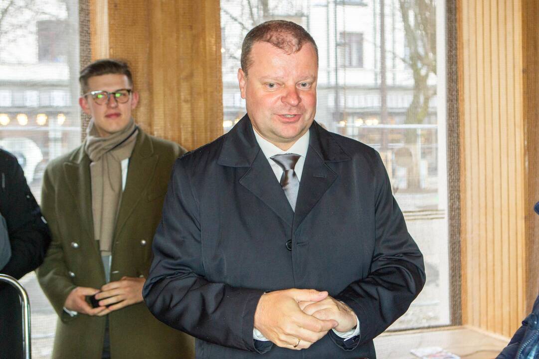 Premjeras S. Skvernelis ir V. Matijošaitis lankėsi spurginėje