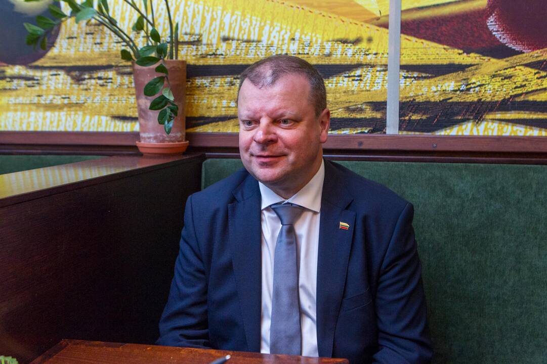 Premjeras S. Skvernelis ir V. Matijošaitis lankėsi spurginėje